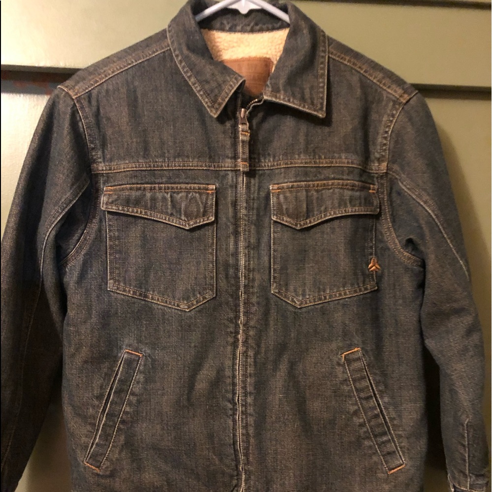Navy blue lined jacket
